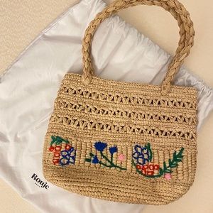 Rouje MILANA basket bag|New